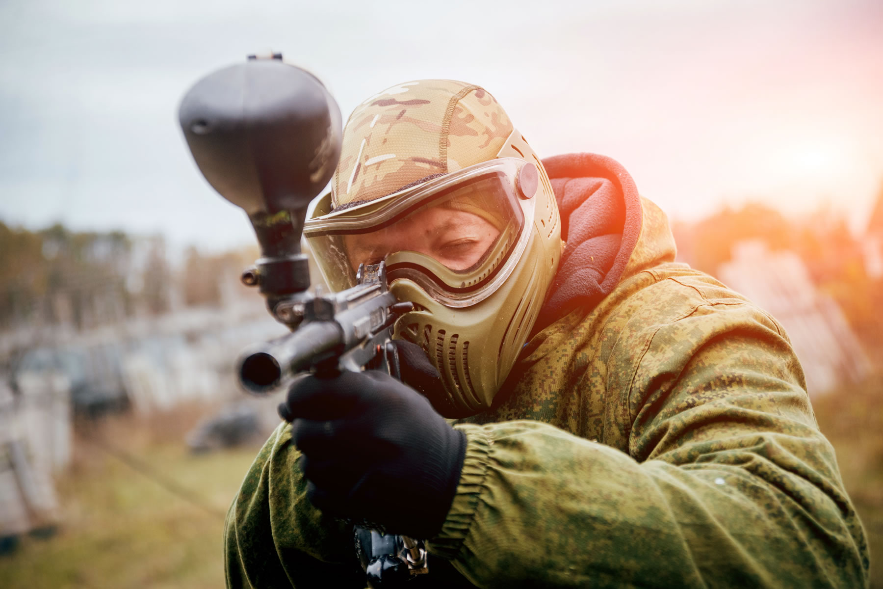 Behaal de meeste punten tijdens onze Paintball shoot-out